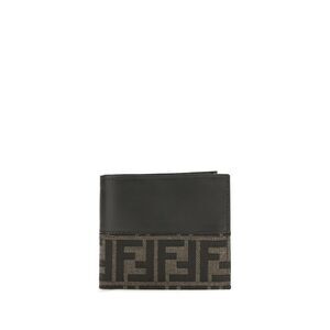 Fendi Men Ff Jacquard Bifold Wallet